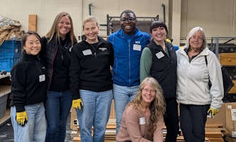 Friends In Deed volunteers gathered together